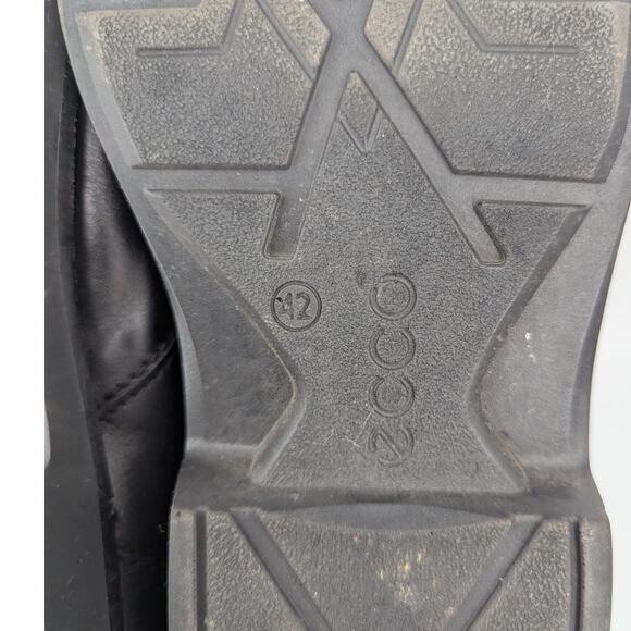 EUC Black Leather Ecco Loafers w Arch Support Size 42 (US 8 - 8.5) SAS Diplomat main image 8